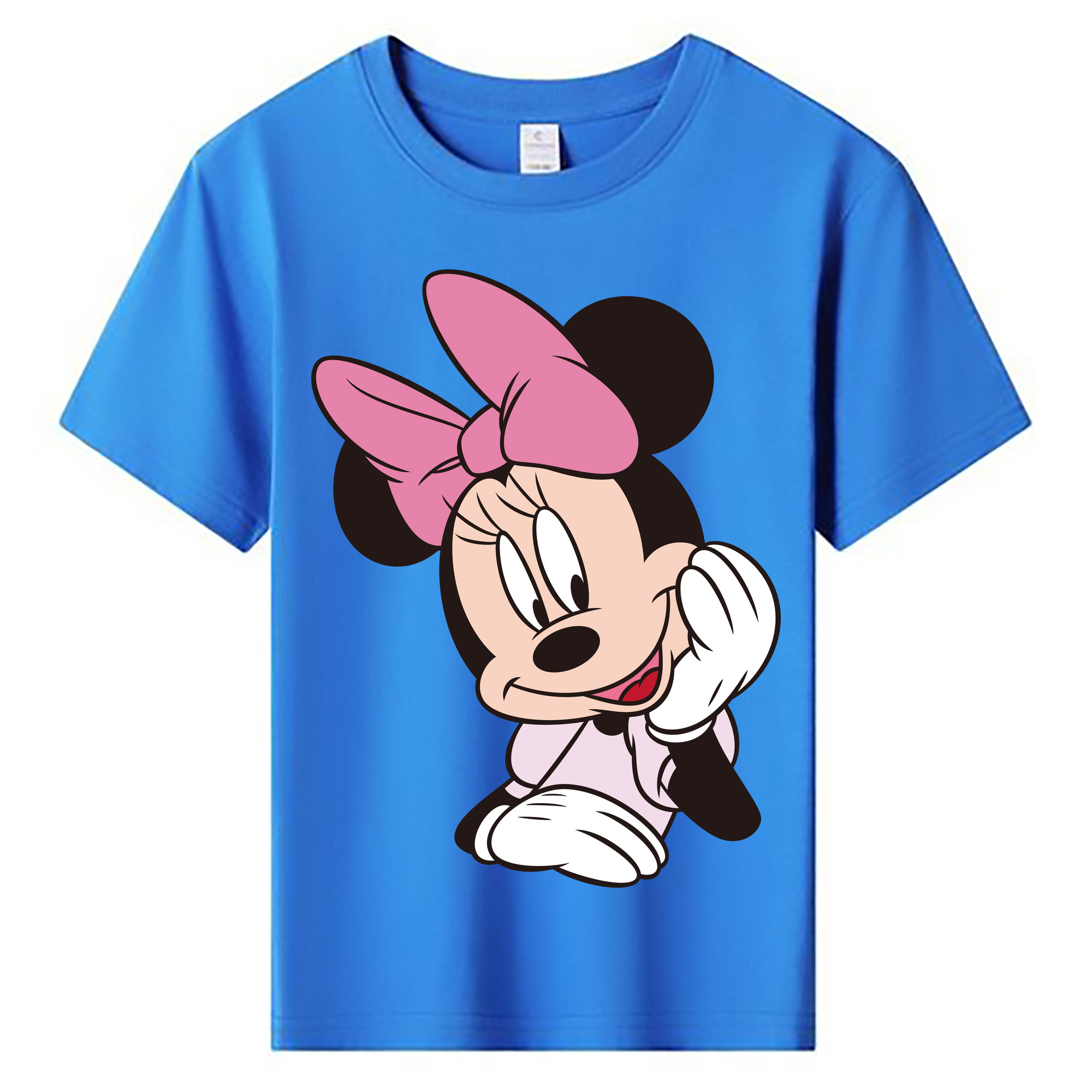 ミッキーマウス Mickey Mouse 綿100％キッズTシャツ（フロントプリント）